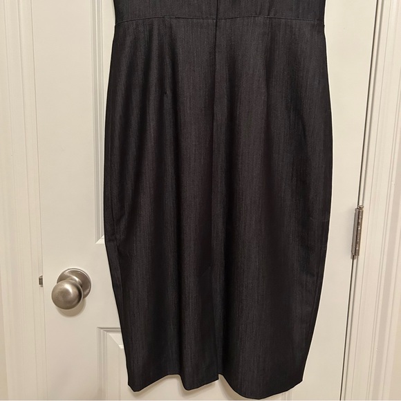 Calvin Klein gray denim sheath dress zip ‼️must bundle or buy now, no discount‼️ - Picture 12 of 15